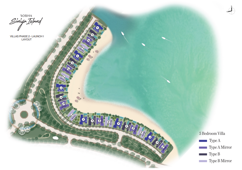 Coral Beach Villas | Sobha Siniya Island